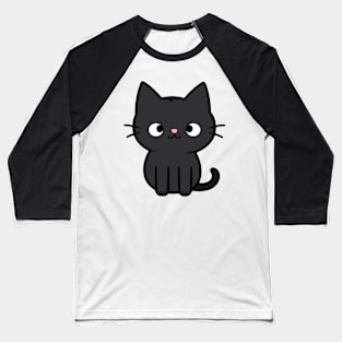 Cute black cat Baseball T-Shirt